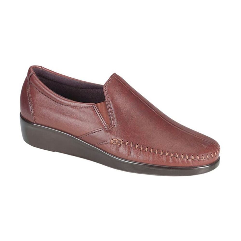 SAS Dream Slip On Loafer Brown Size 8